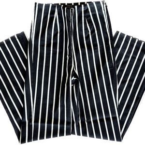 Forever 21 Straight Leg Dress Pants - Black & White